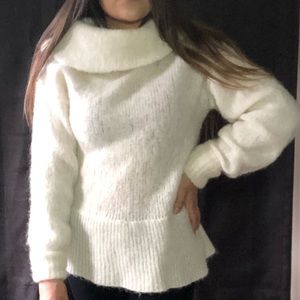 Free People white sweater